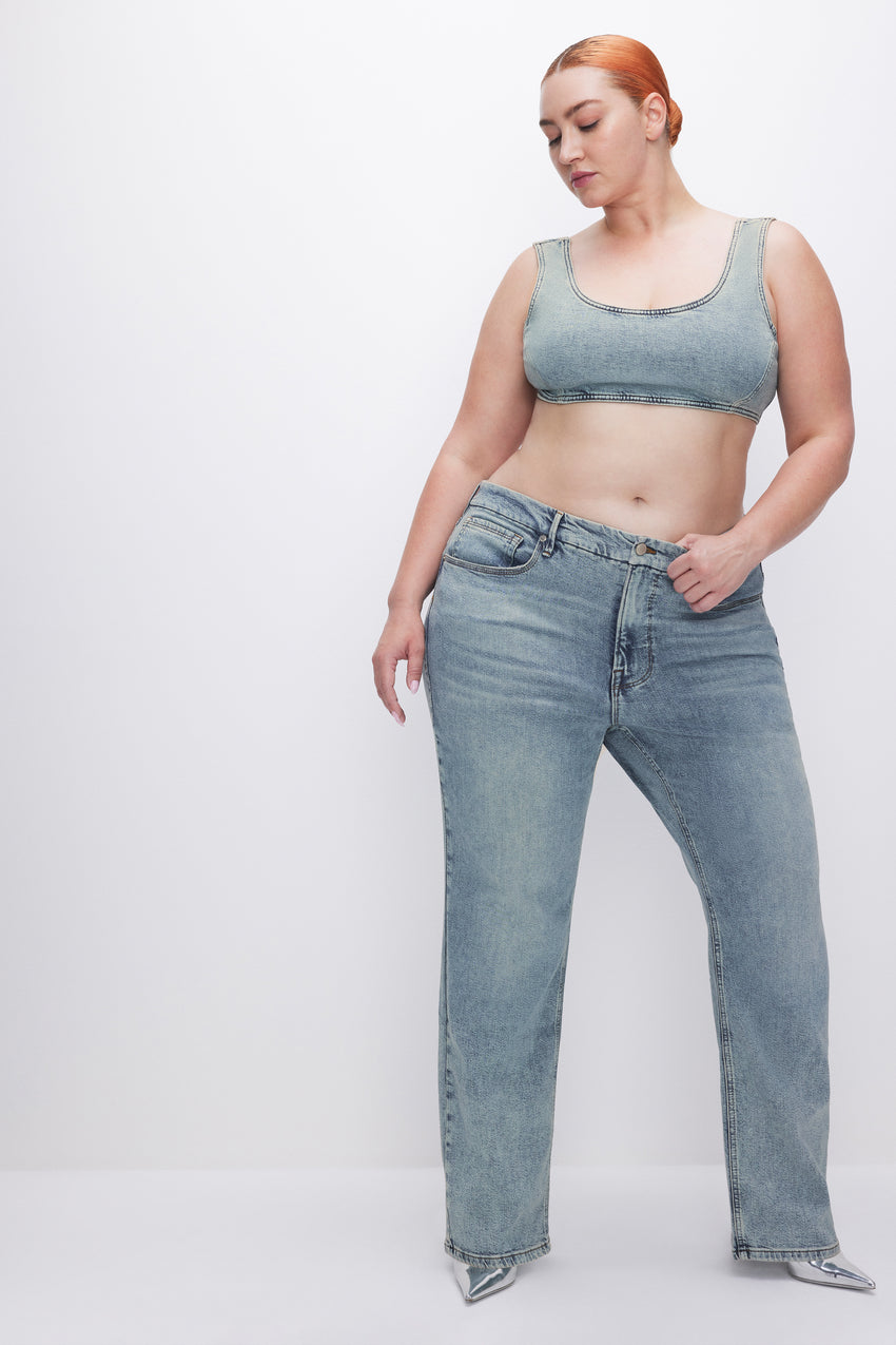 GOOD 90's RELAXED JEANS | BLUE690 View 5 - model: Size 16 |