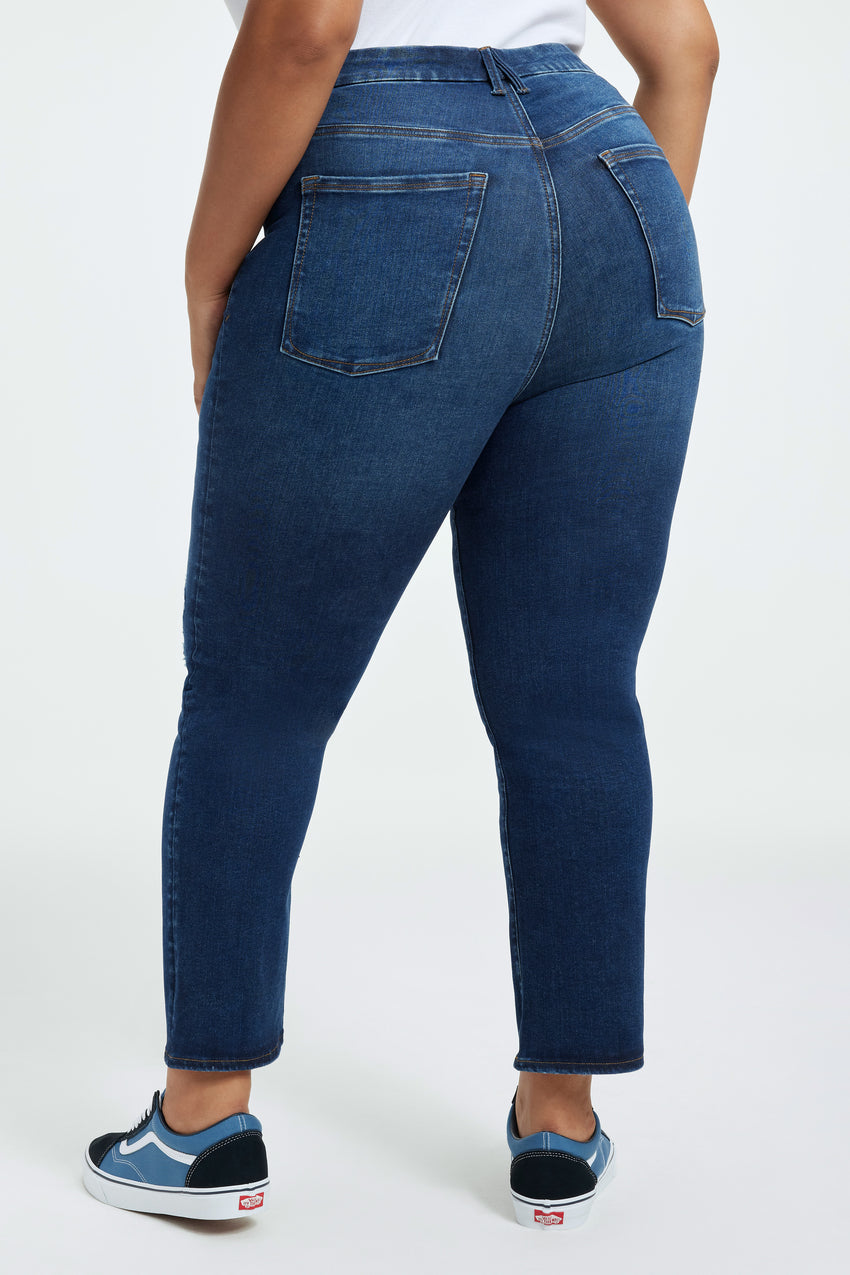 ALWAYS FITS GOOD LEGS STRAIGHT JEANS | INDIGO449 View 10 - model: Size 16 |