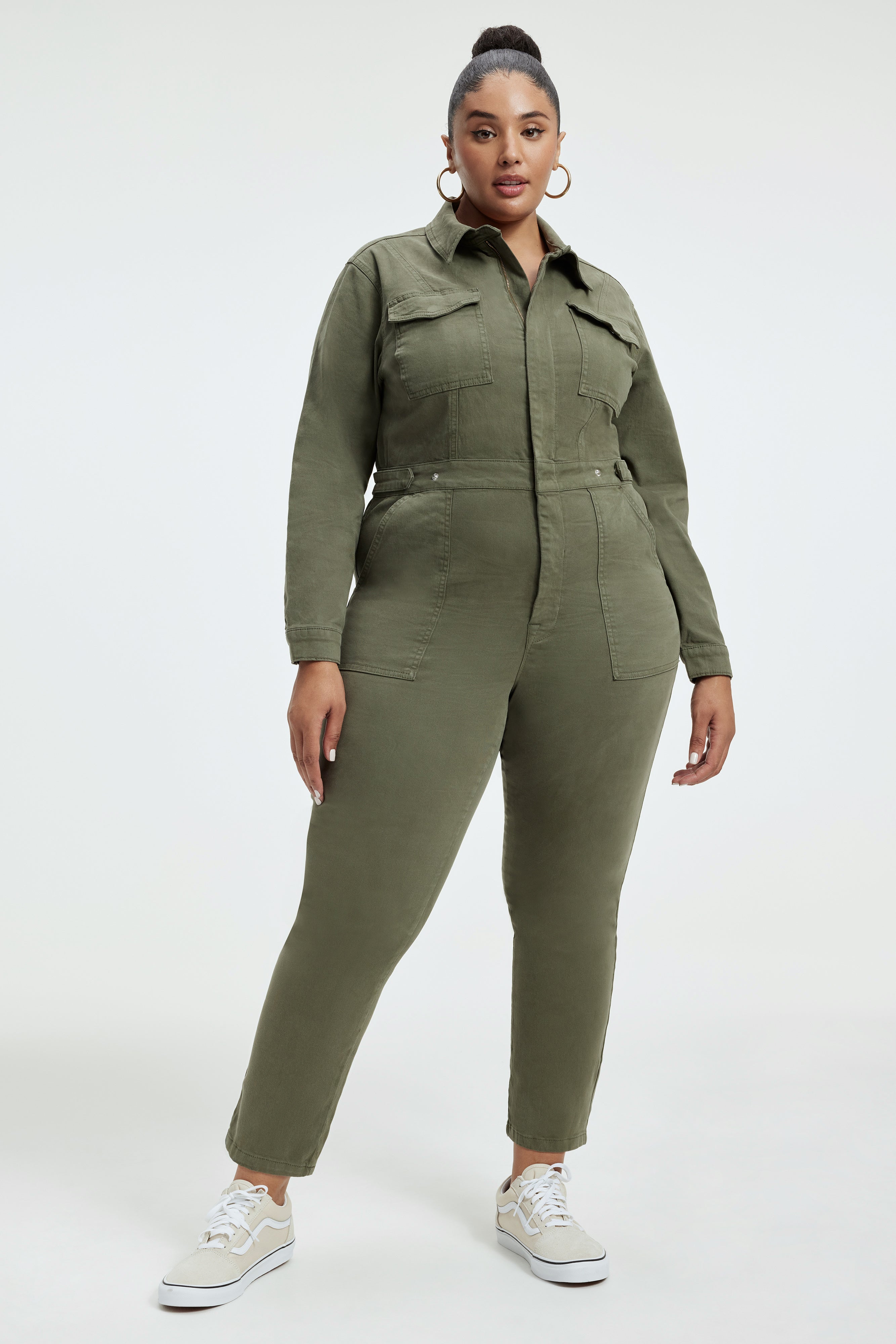 Good American Camo The Curve Sculpt Jumpsuit