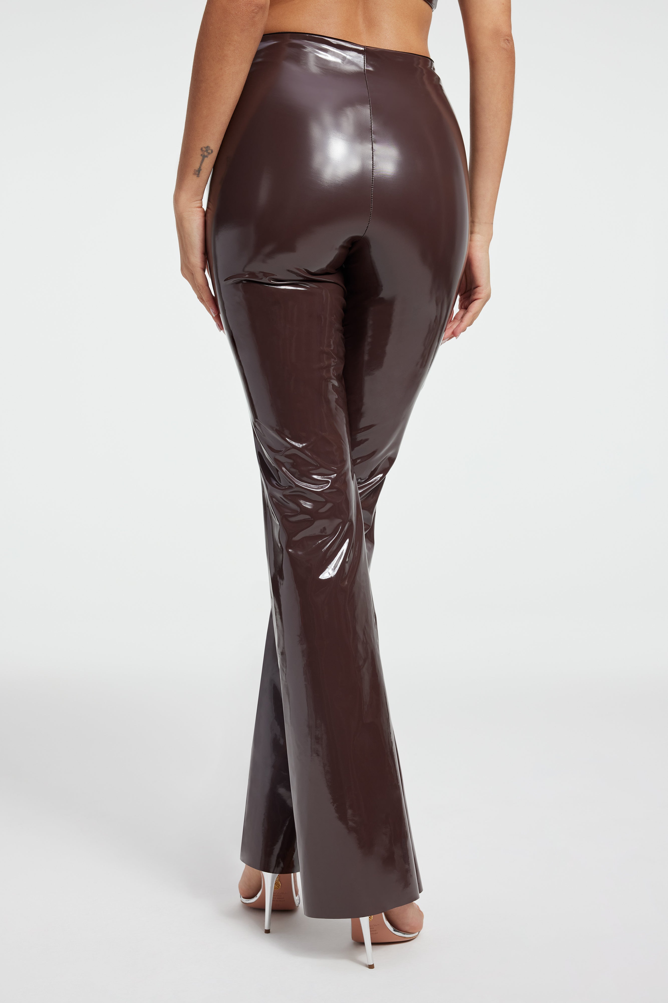 Good American Good Waist faux-leather leggings - ShopStyle Leather Pants