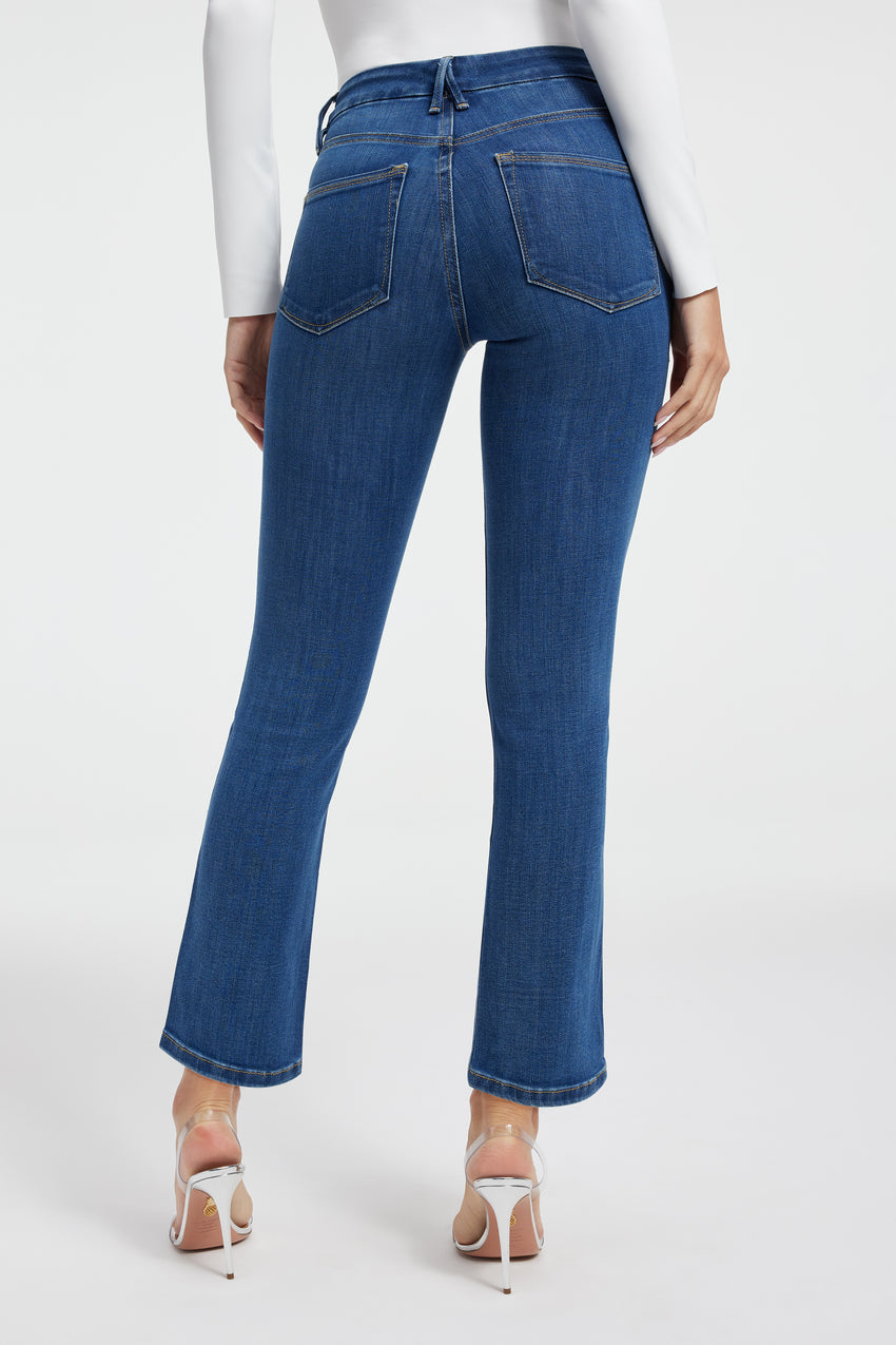 GOOD LEGS STRAIGHT JEANS| BLUE007 - GOOD AMERICAN