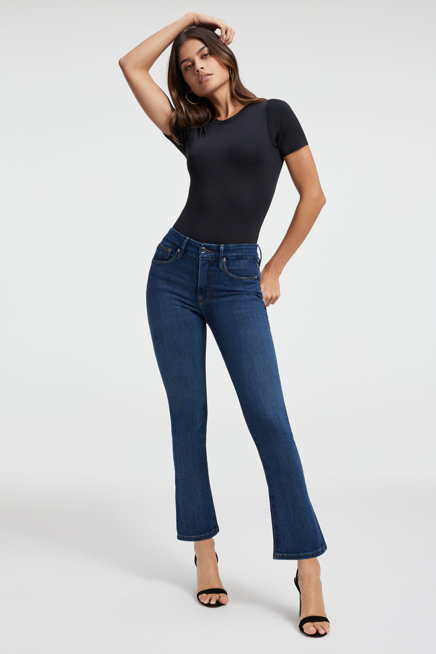 High Waisted Straight Jeans - Blue