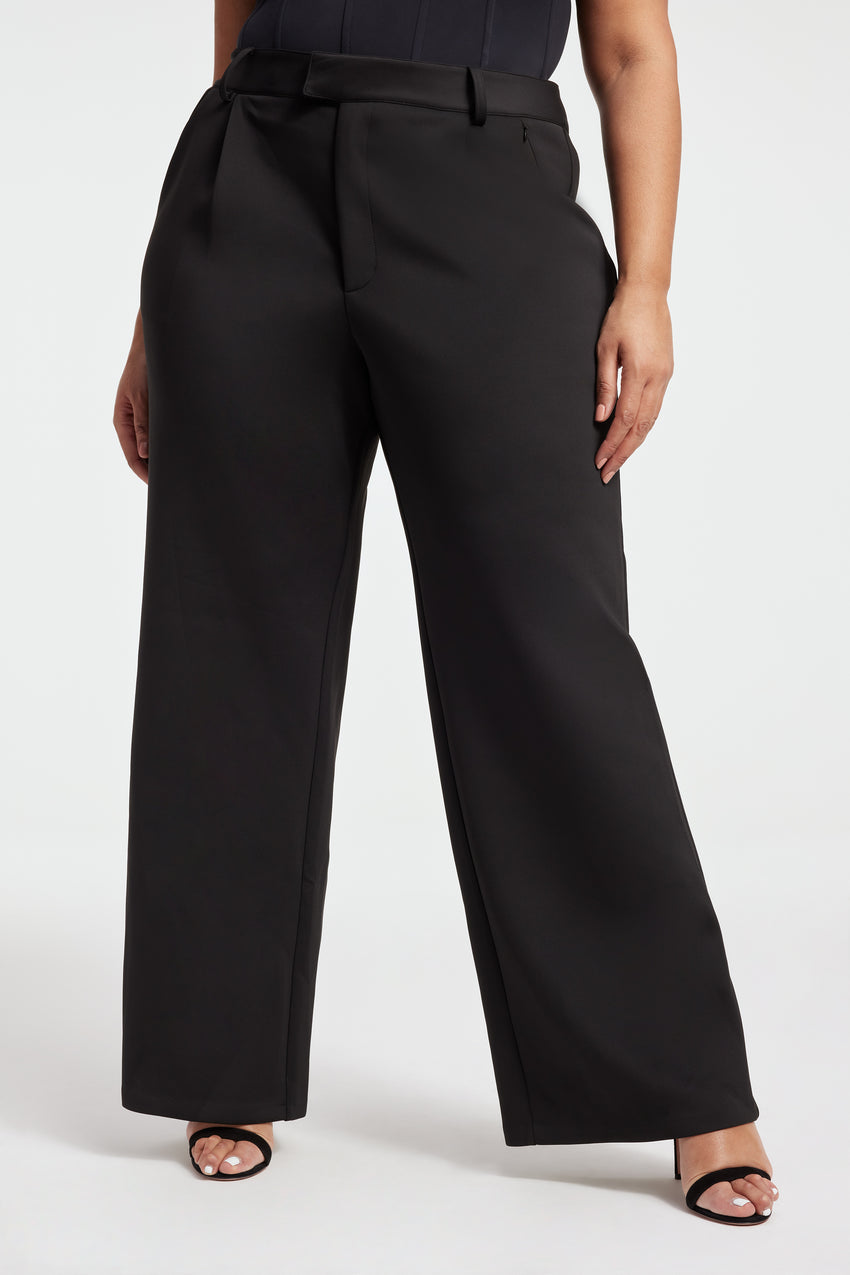 Scuba Pleated Pants