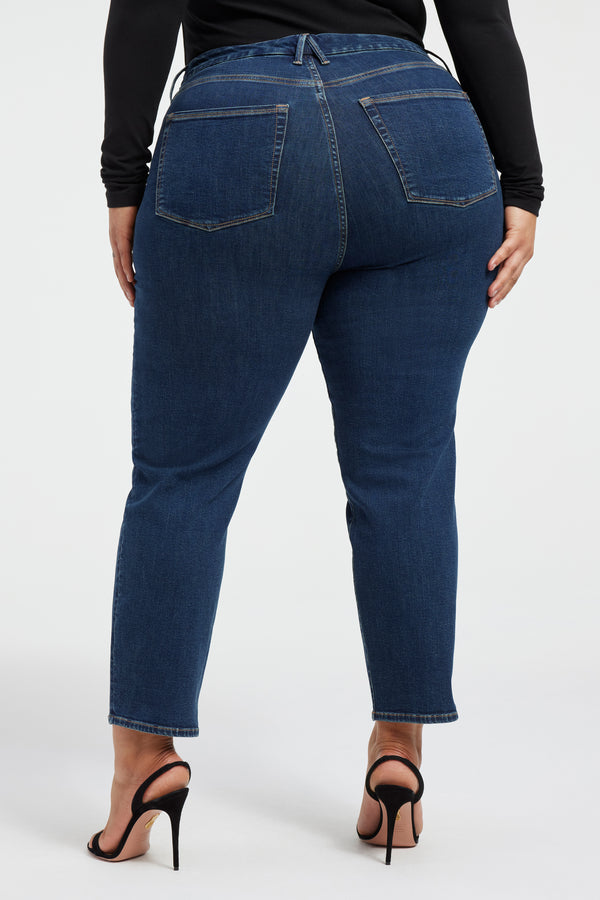 GOOD CLASSIC SLIM STRAIGHT JEANS | BLUE609 - GOOD AMERICAN