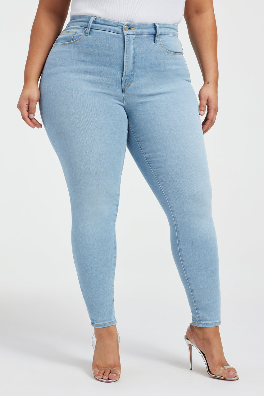 GOOD LEGS SKINNY JEANS | INDIGO386 View 0 - model: Size 16 |