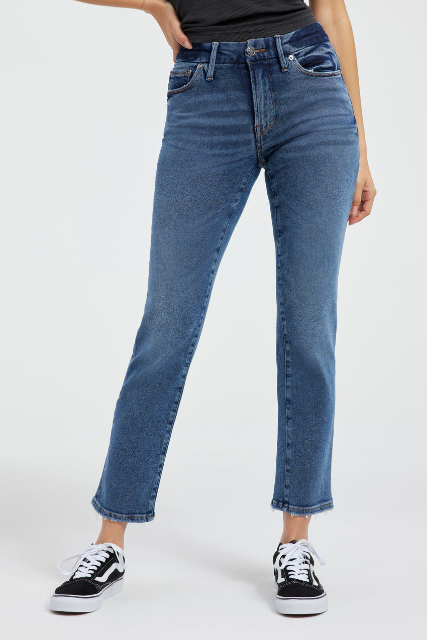 GOOD LEGS STRAIGHT JEANS | INDIGO478 - GOOD AMERICAN