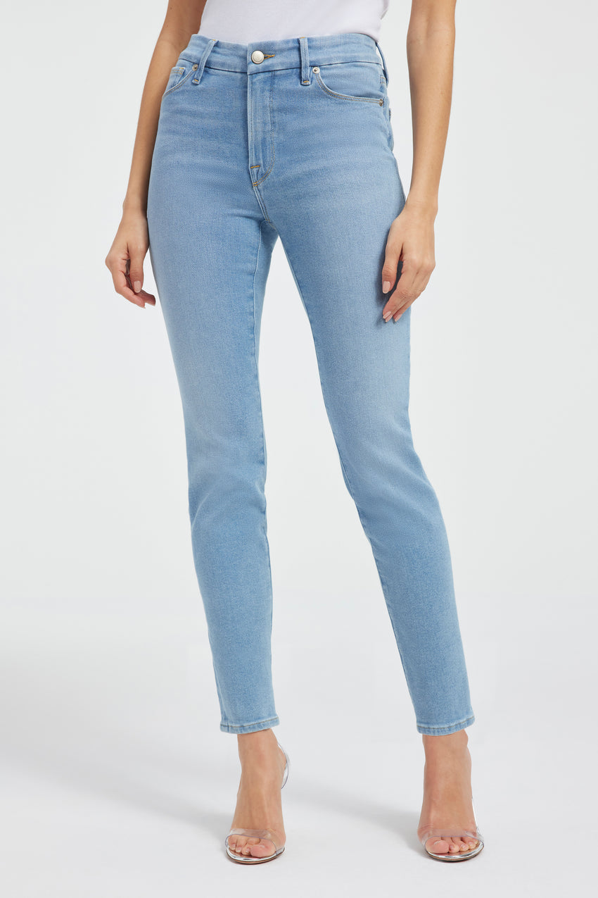 GOOD LEGS SKINNY JEANS | INDIGO386 View 5 - model: Size 0 |