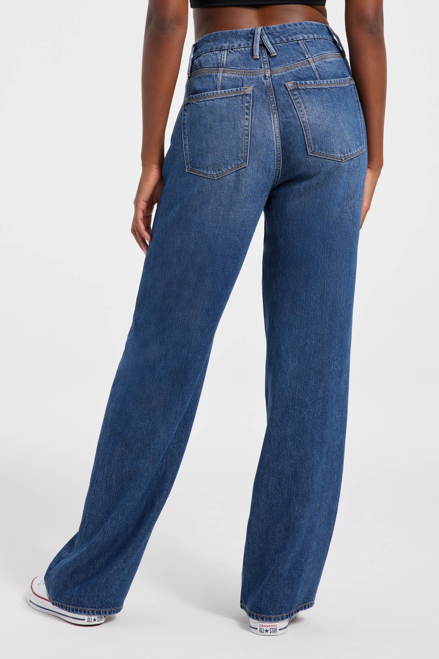 GOOD '90s WEIGHTLESS JEANS | INDIGO395 - GOOD AMERICAN