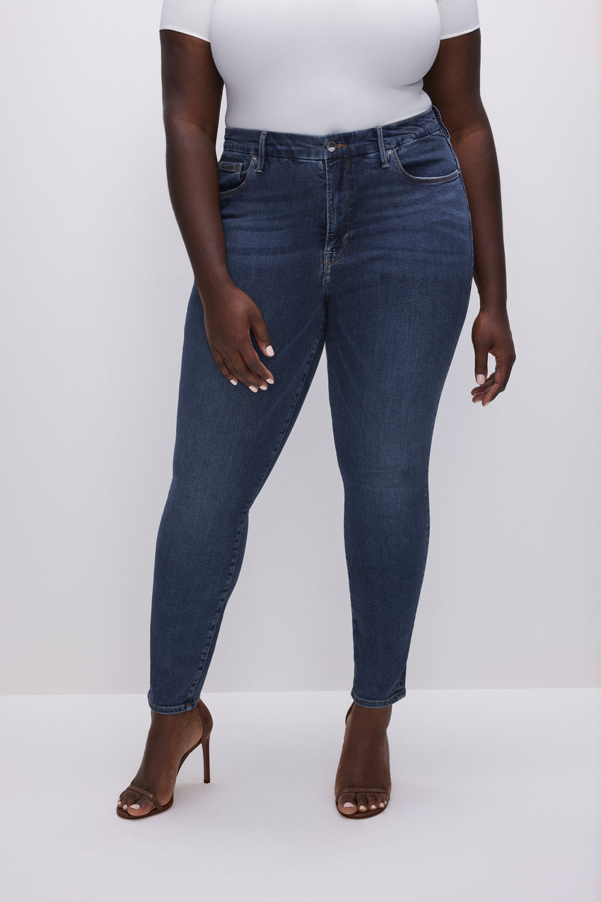 GOOD LEGS SKINNY JEANS | BLUE004 View 7 - model: Size 16 |