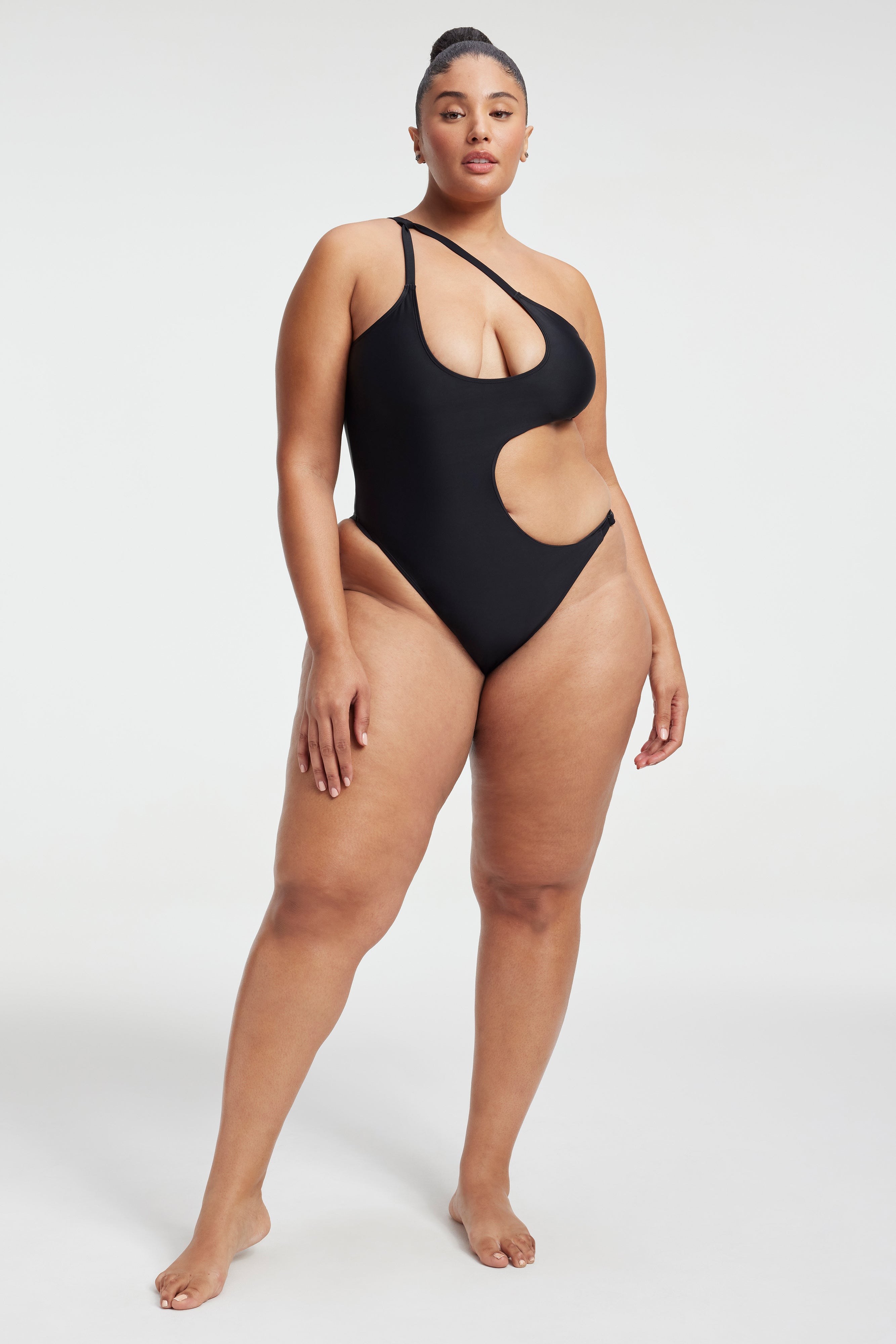 Graphic Trim One-Piece Swimsuit - Ready-to-Wear 1AB76U