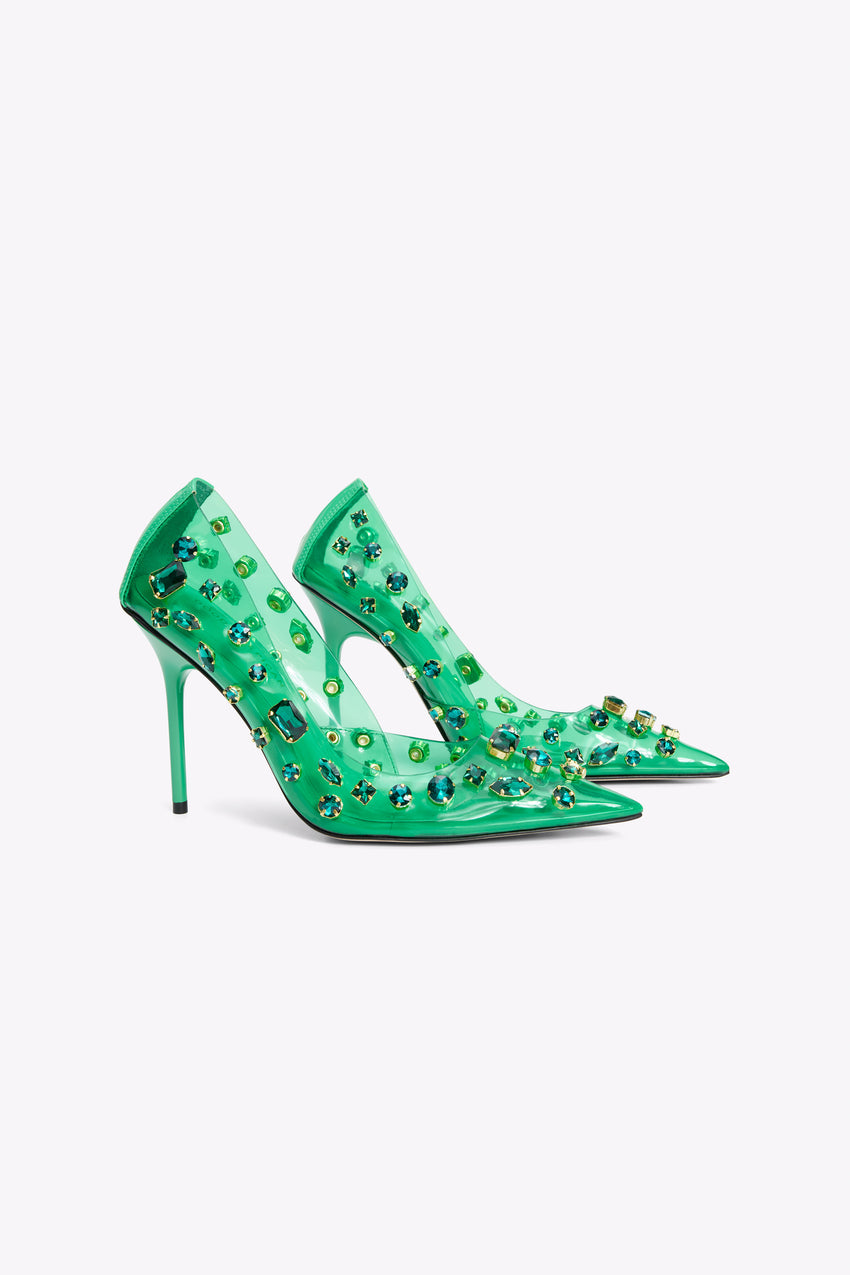 DIAMONDS FOREVER HEEL | SUMMERGREEN002 View 2 - model: Size 0 |