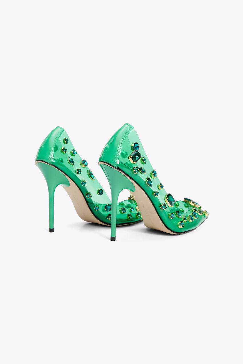 DIAMONDS FOREVER HEEL | SUMMERGREEN002 View 4 - model: Size 0 |