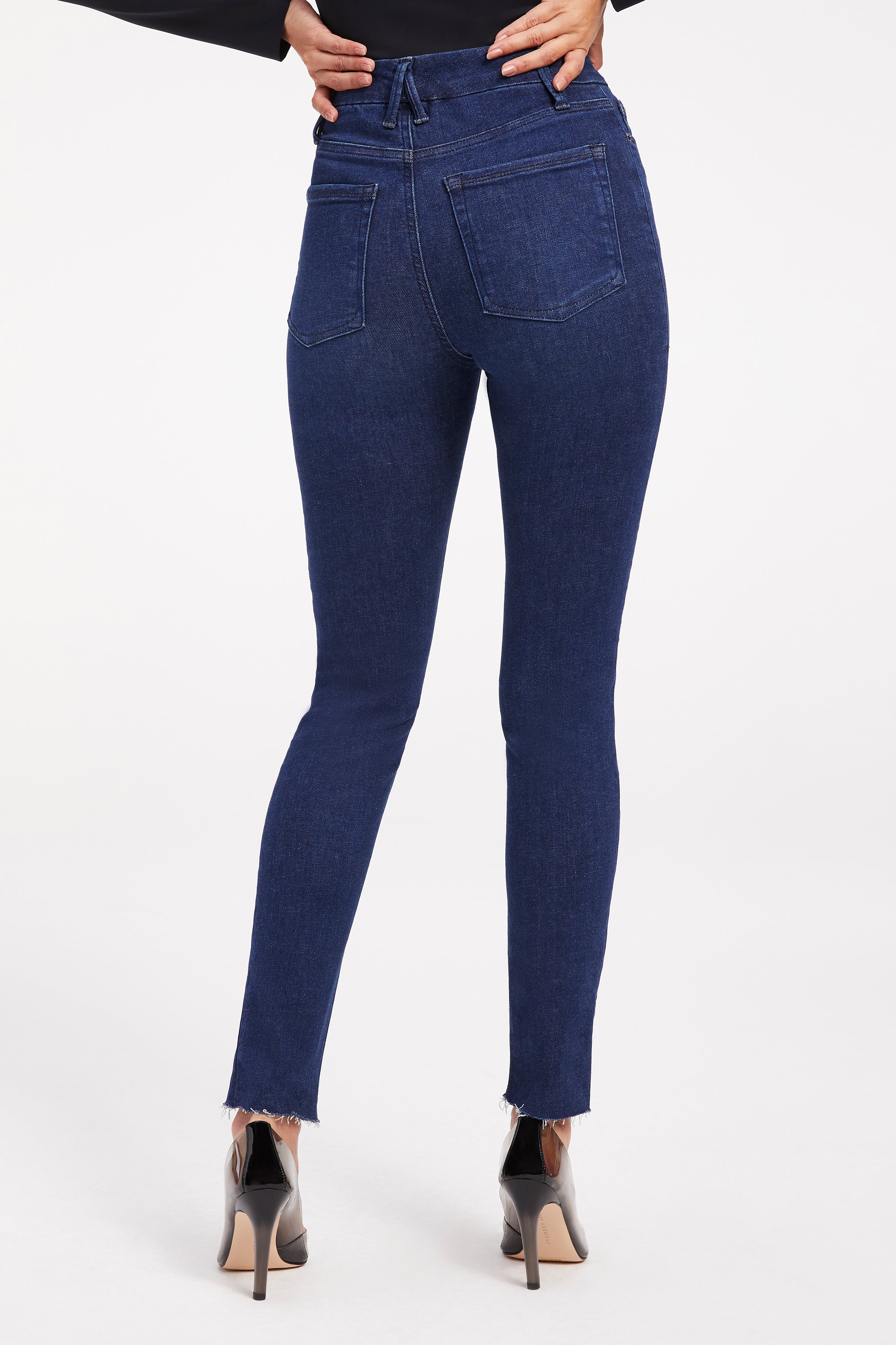 GOOD LEGS SKINNY JEANS  BLUE866 - GOOD AMERICAN