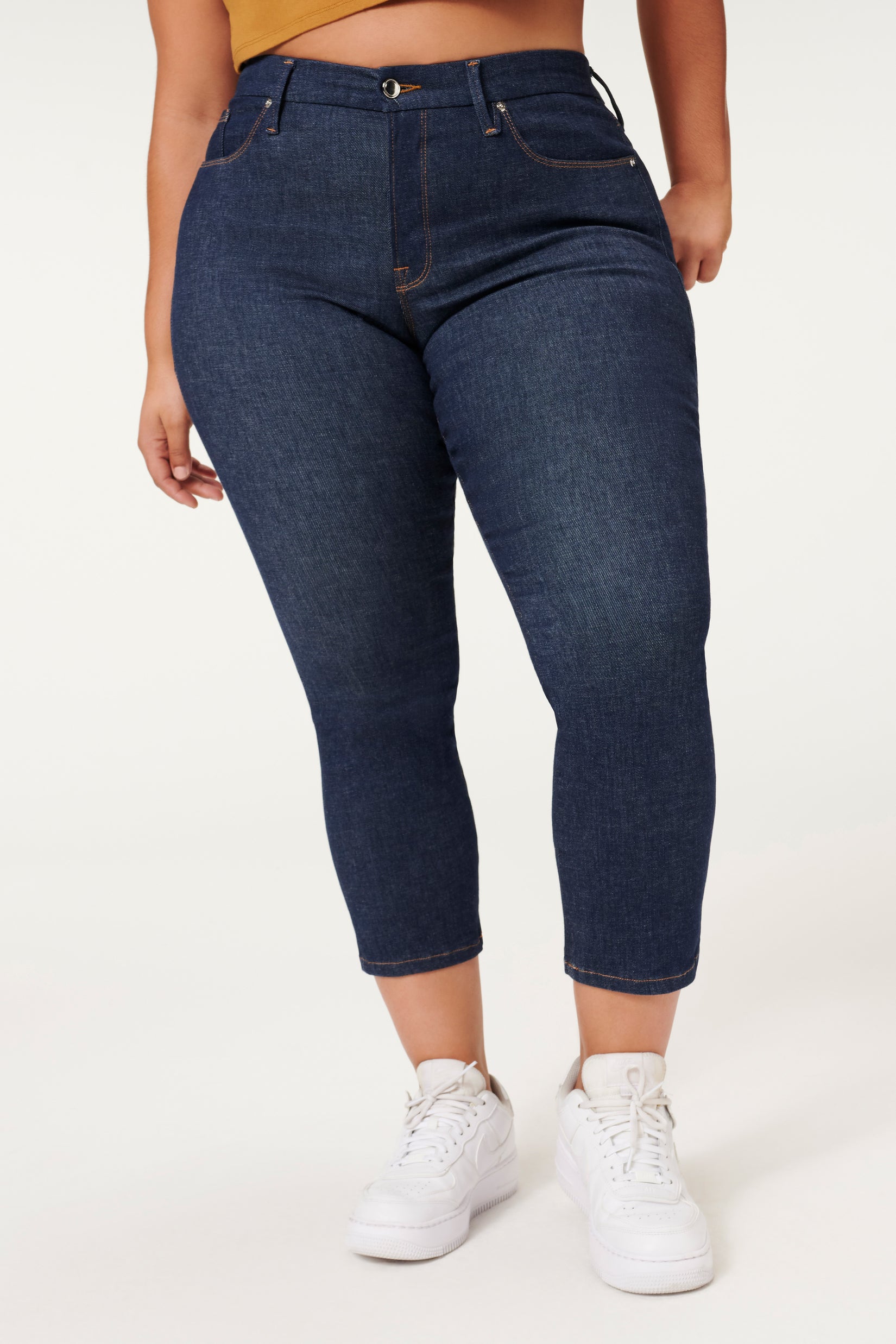 ALWAYS FITS GOOD LEGS STRAIGHT JEANS | DEEP BLUE004 - GOOD AMERICAN