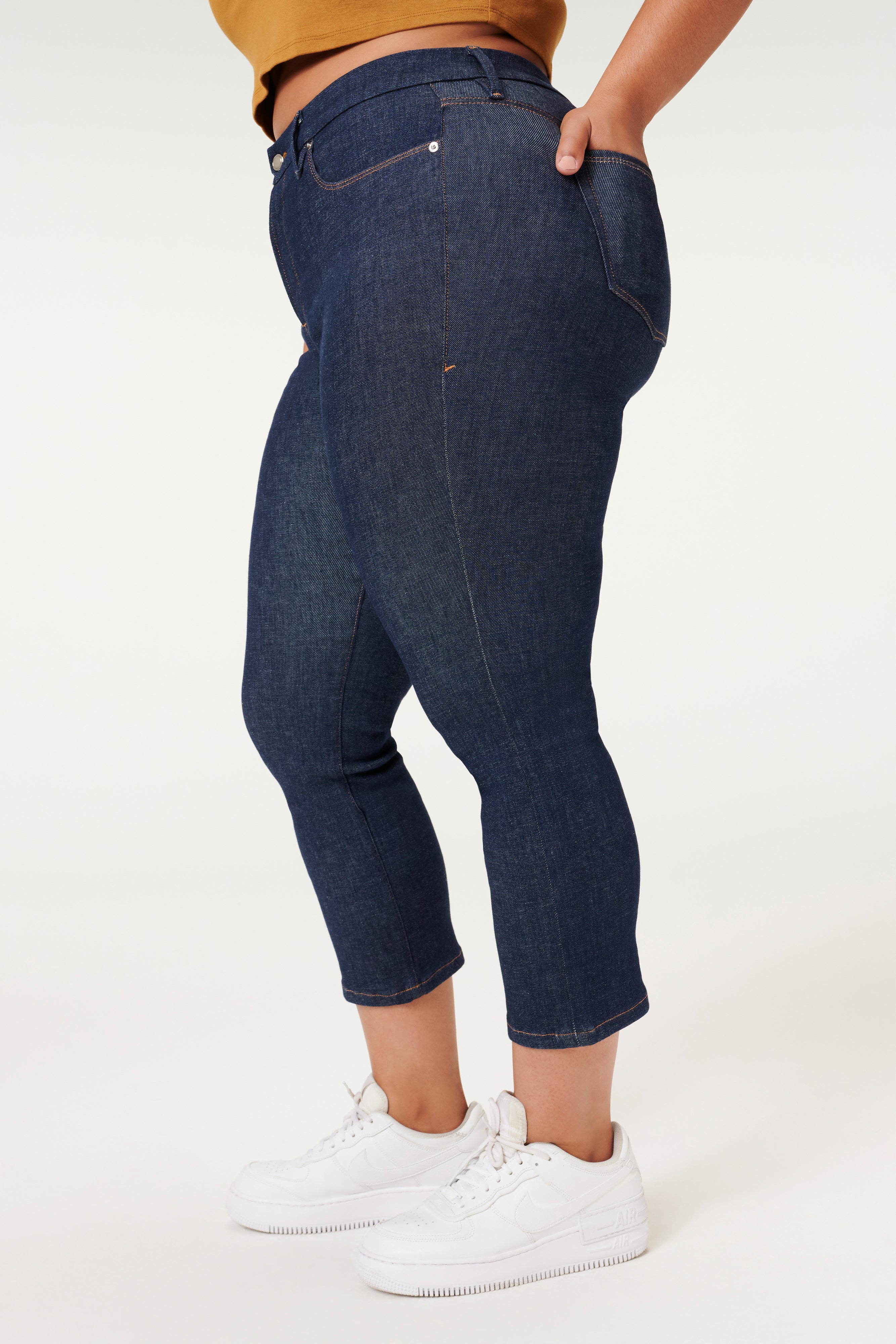 ALWAYS FITS GOOD LEGS STRAIGHT JEANS | DEEP BLUE004 - GOOD AMERICAN