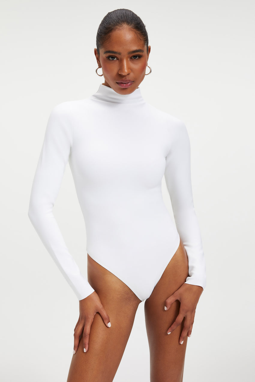 SCUBA FUNNEL NECK BODYSUIT | WHITE001 View 1 - model: Size 0 |