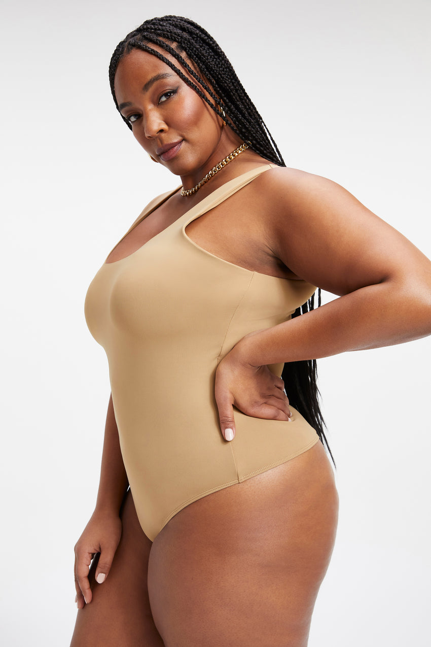 SCUBA MODERN TANK BODYSUIT | PECAN001 View 10 - model: Size 16 |