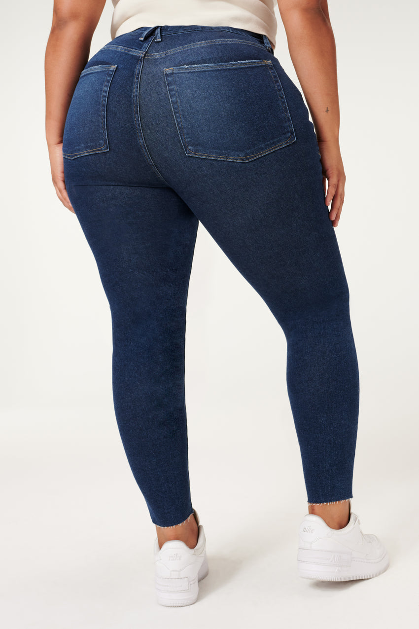 1826 LA Jeans Dark Blue Denim Jeans HIGH Waist Womens Plus Size Skinny Leg  14-16-18-20-22-24 (LA-1080) (14) at  Women's Jeans store