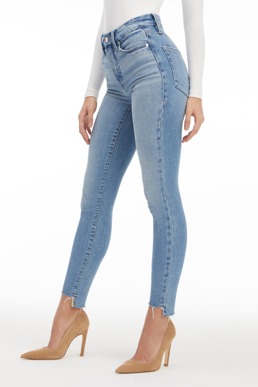 GOOD LEGS SKINNY JEANS | BLUE663 - GOOD AMERICAN