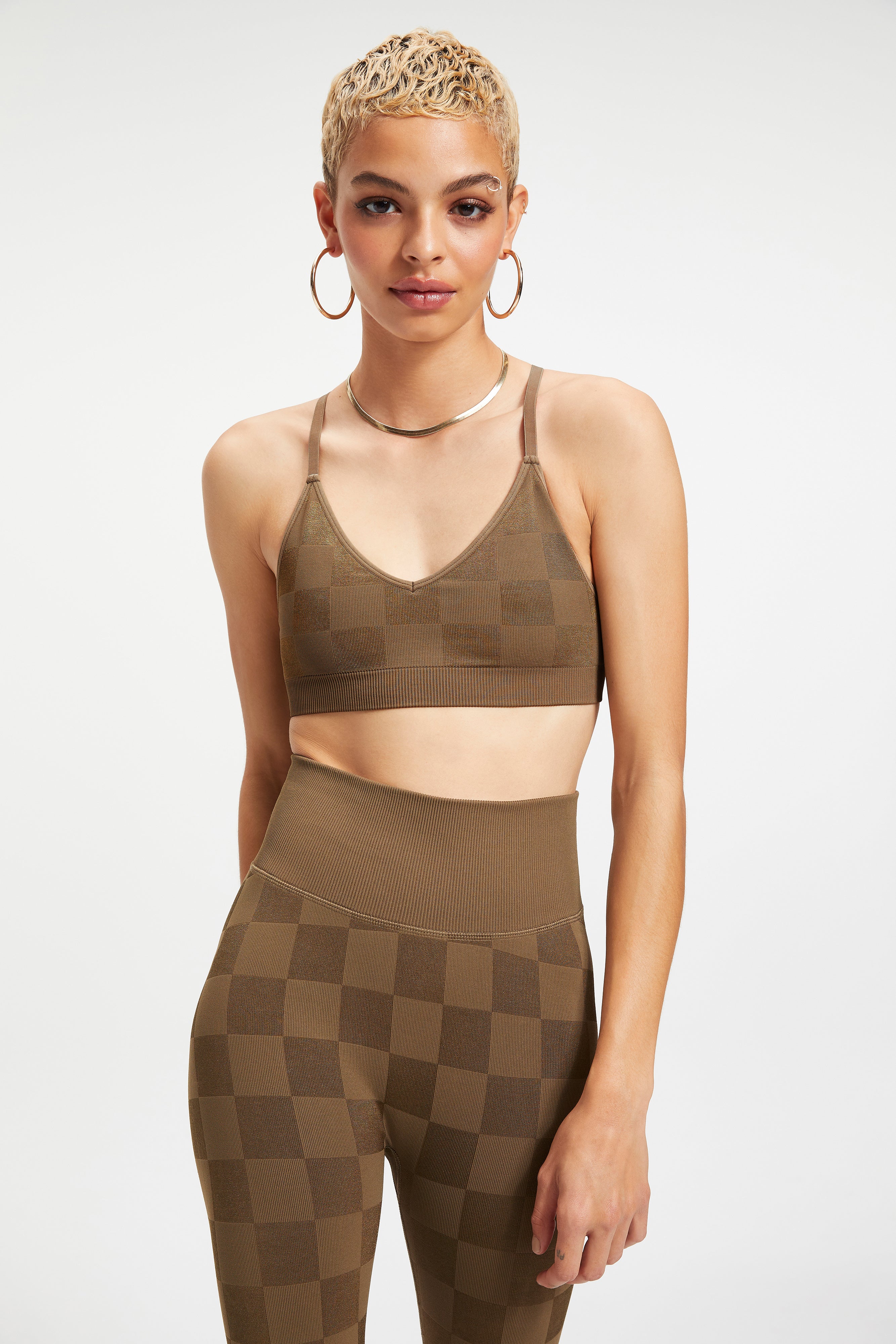 The Sleek Crossback Bralette: Toasted Almond