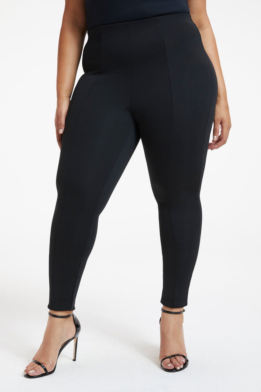 SCUBA SKINNY LEGGINGS  BLACK001 - GOOD AMERICAN