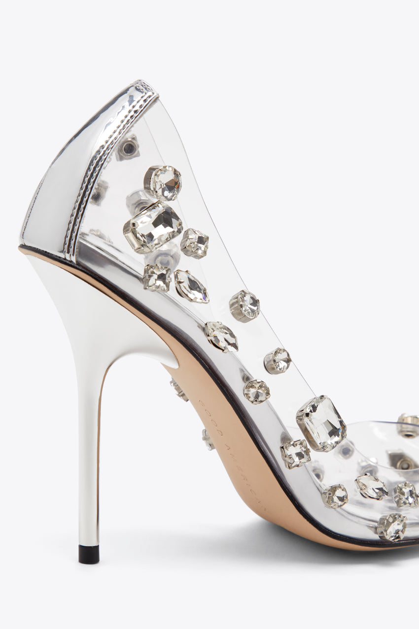 DIAMONDS FOREVER HEEL | GLASS002 View 2 - model: Size 0 |