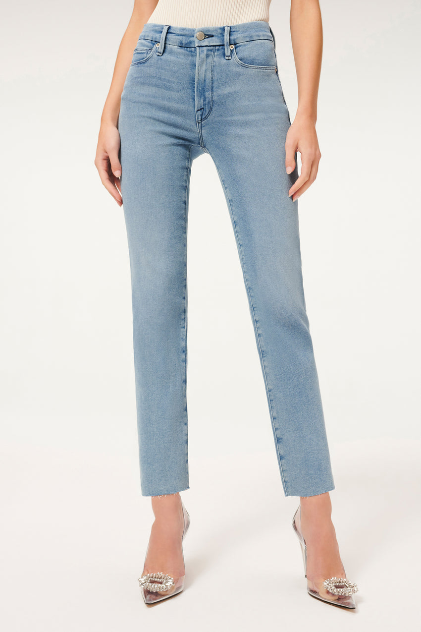 GOOD LEGS STRAIGHT JEANS | BLUE449 View 5 - model: Size 0 |