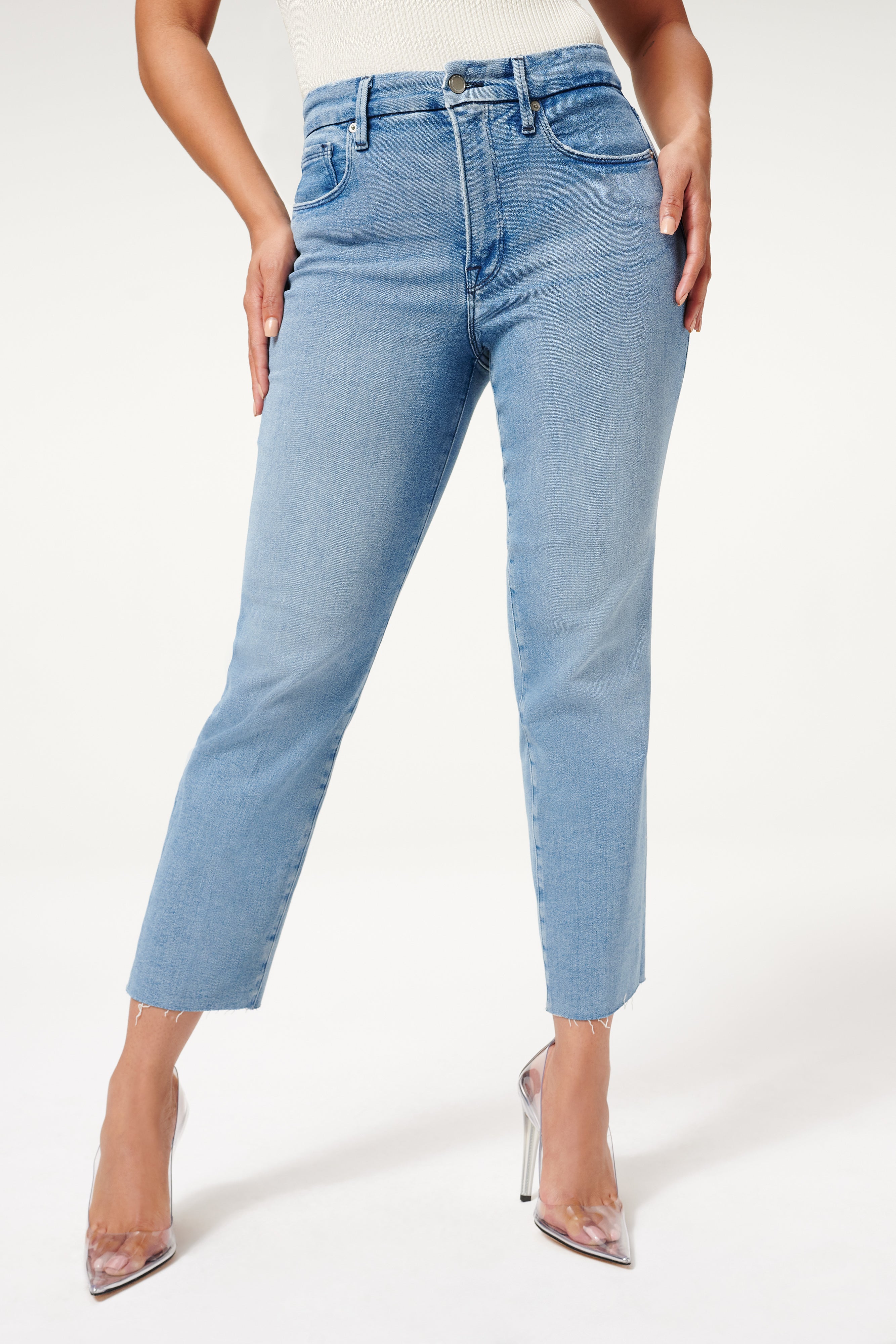 GA Good legs skinny raw hem GL941T - flicka