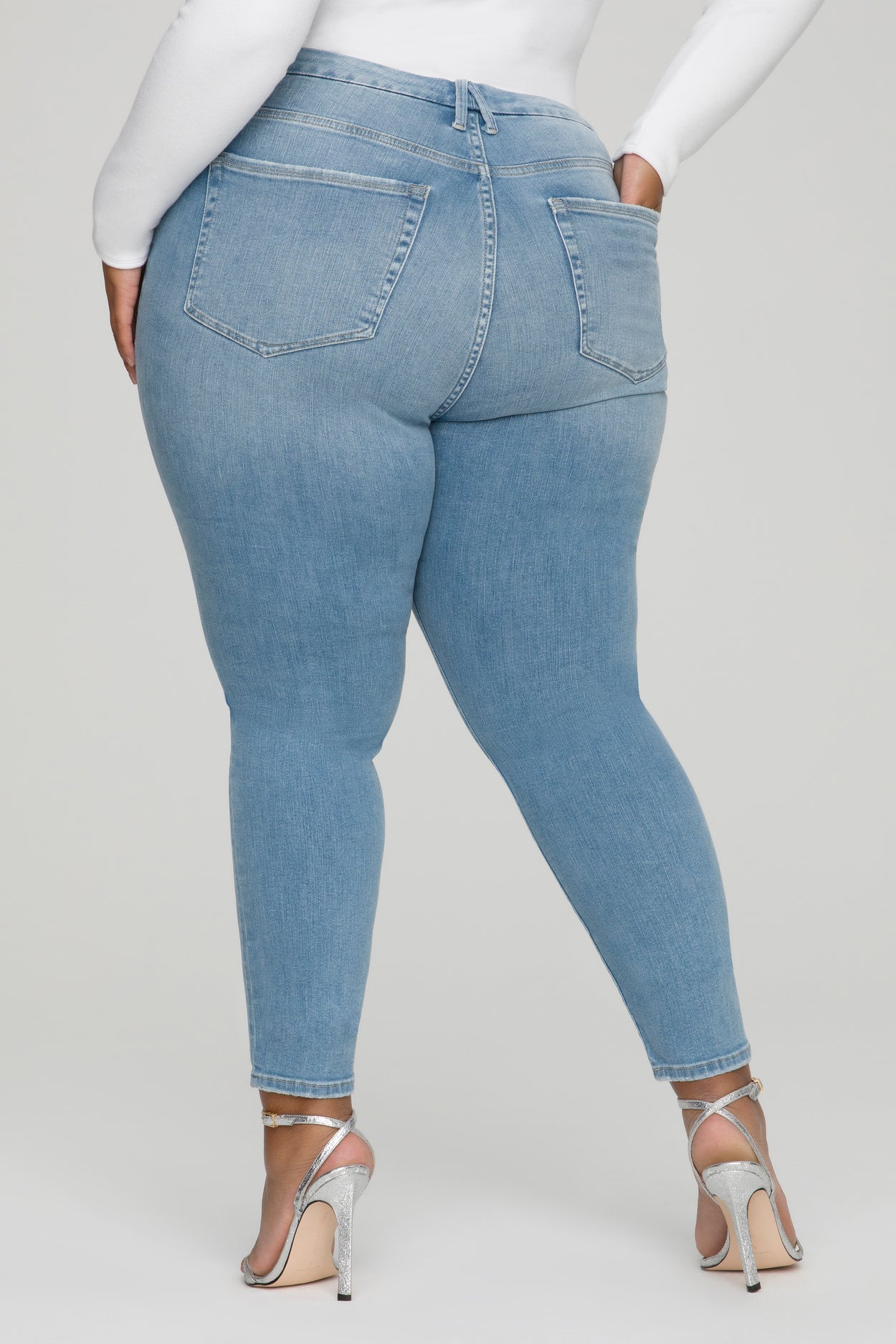 GOOD WAIST SKINNY JEANS | BLUE629 - GOOD AMERICAN