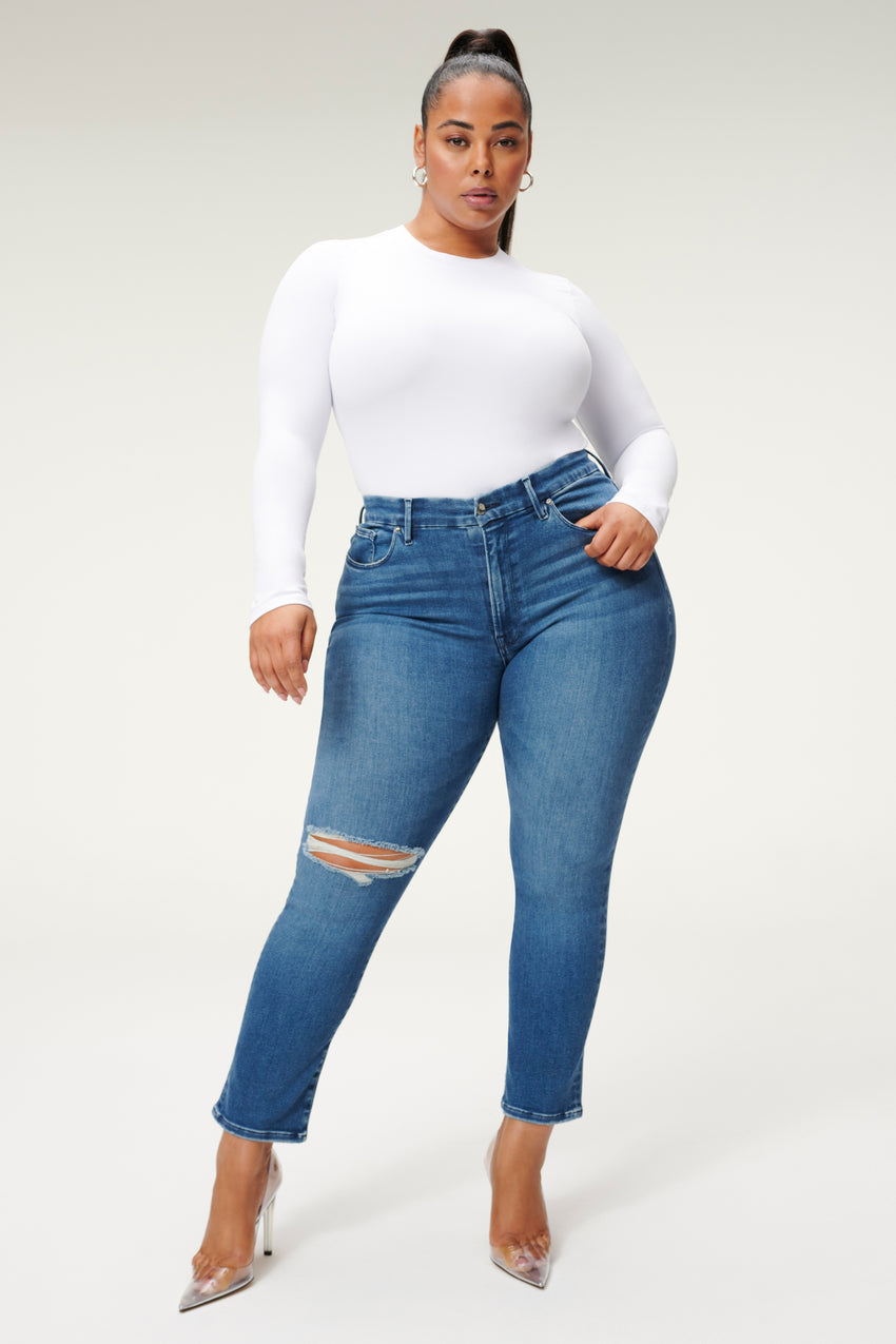 ALWAYS FITS GOOD WAIST SKINNY JEANS | BLUE852 - GOOD AMERICAN