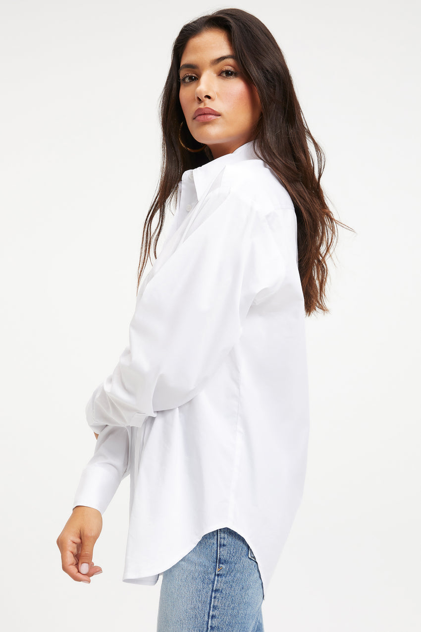 BUTTON DOWN 2.0 SHIRT | WHITE001 View 2 - model: Size 0 |