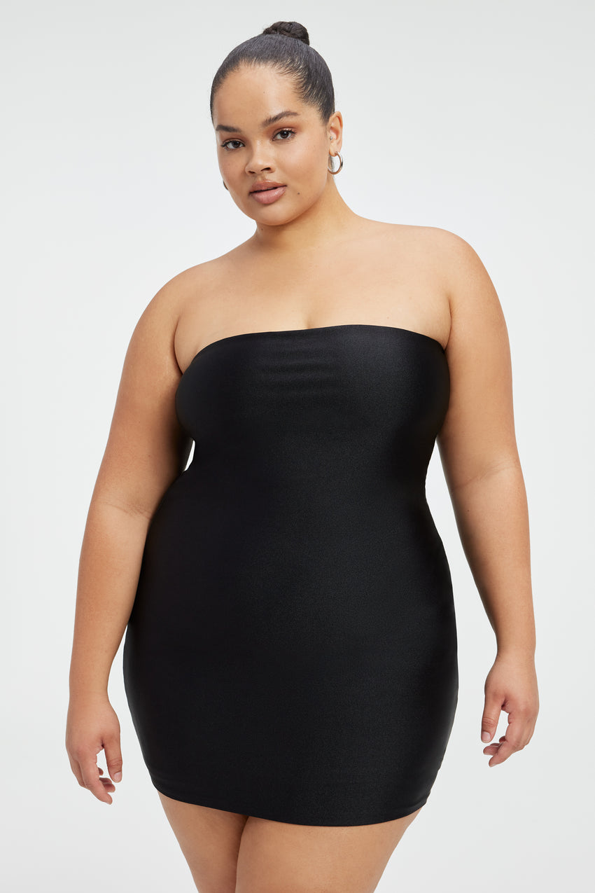 COMPRESSION SHINE TUBE DRESS