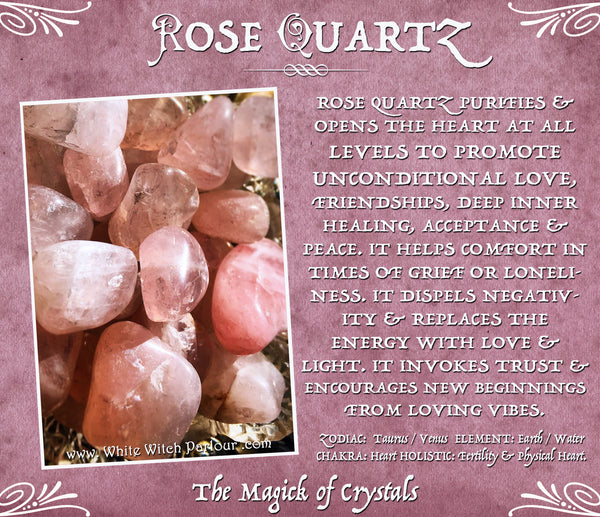 rose quartz for love