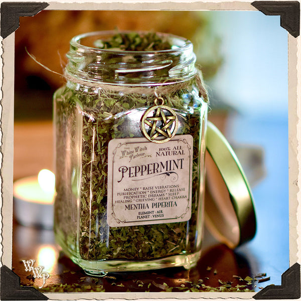 PEPPERMINT APOTHECARY. Dried Herbs. For Money Drawing & Raising Vibrat