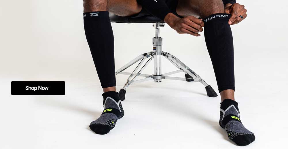 basketball leg calf compression sleeve leg