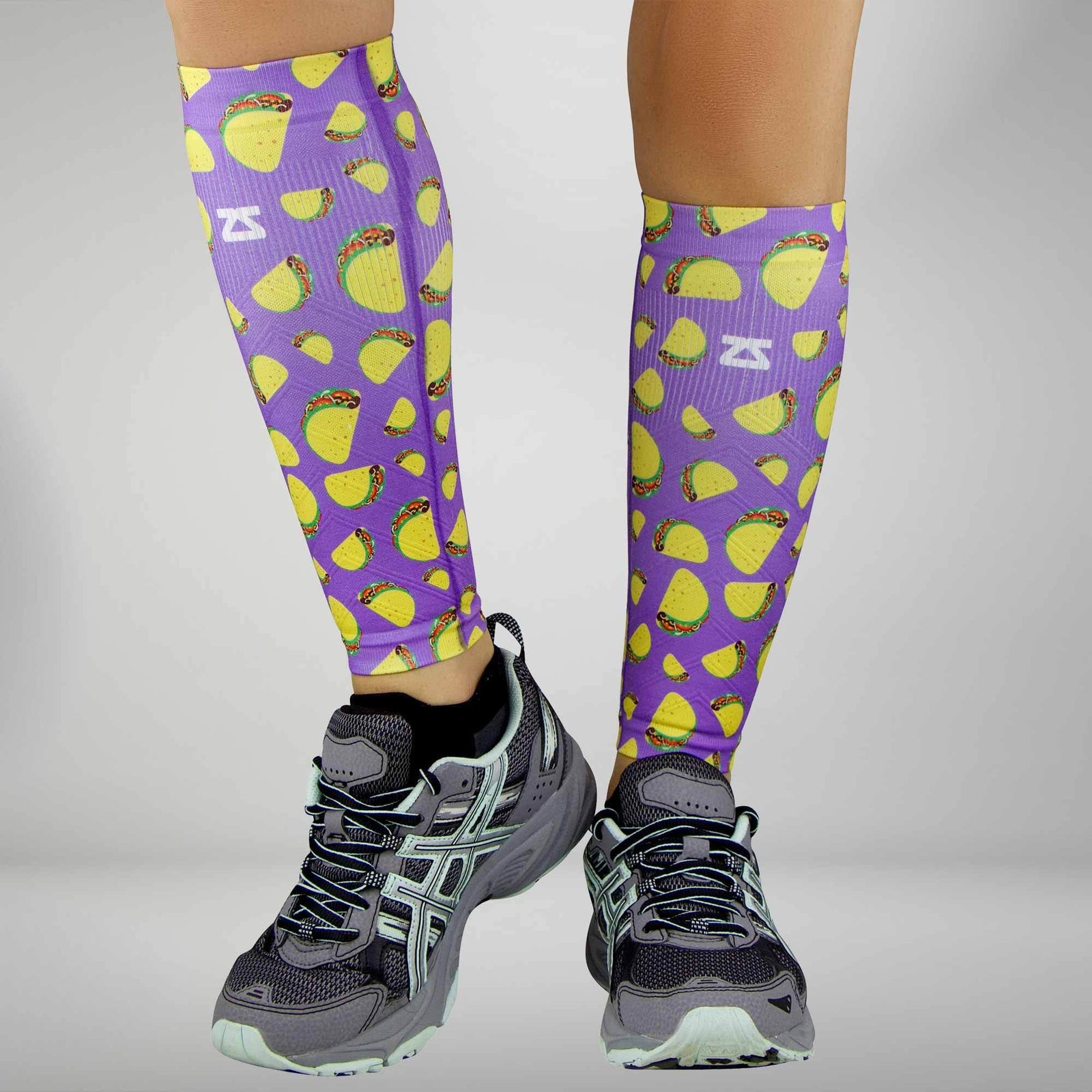 Performance Compression Calf Sleeves - Purple –