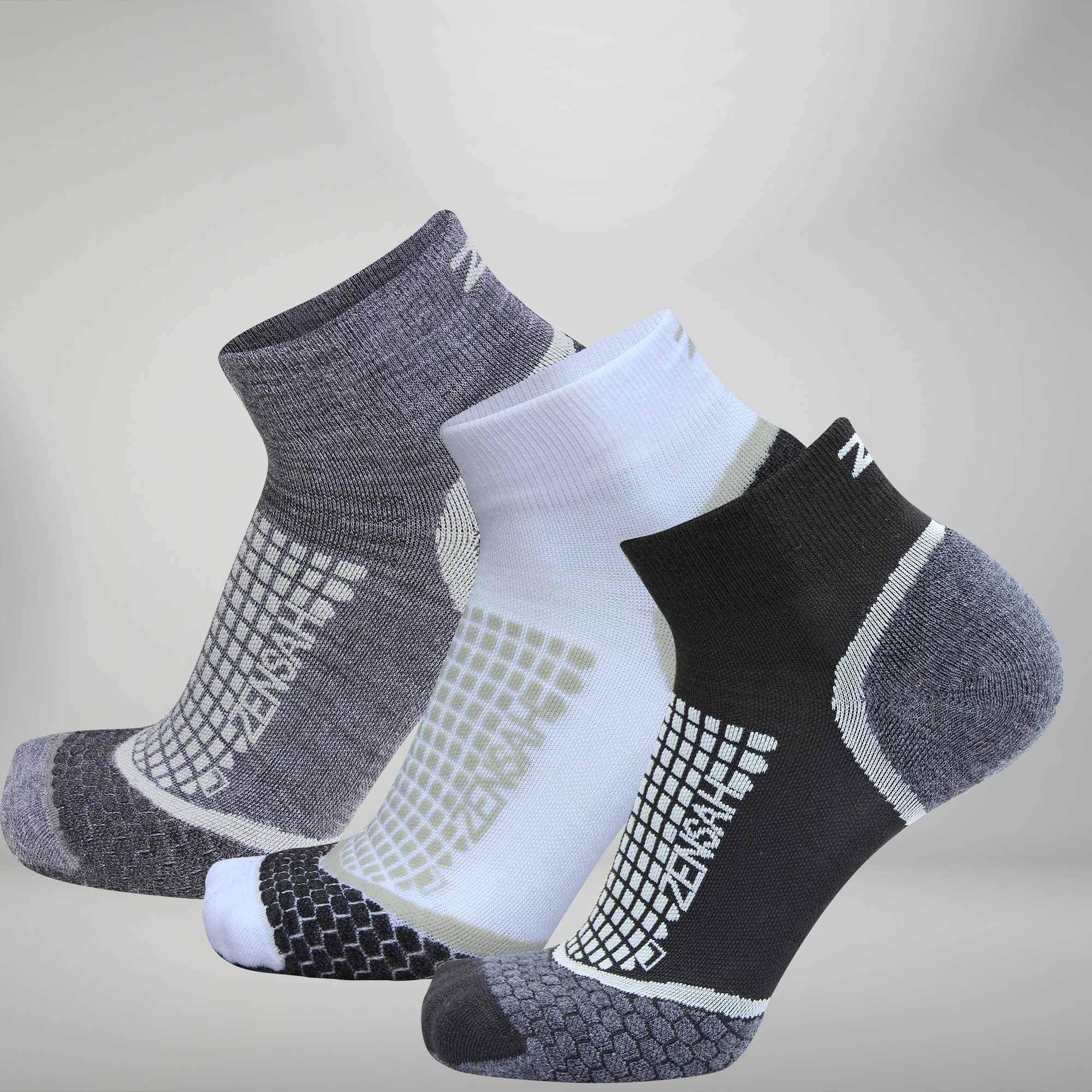 Merino Wool Running Socks - Trail Sport Sock, Wicking | Zensah