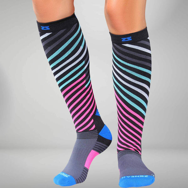 Compression socks for women in fun colors