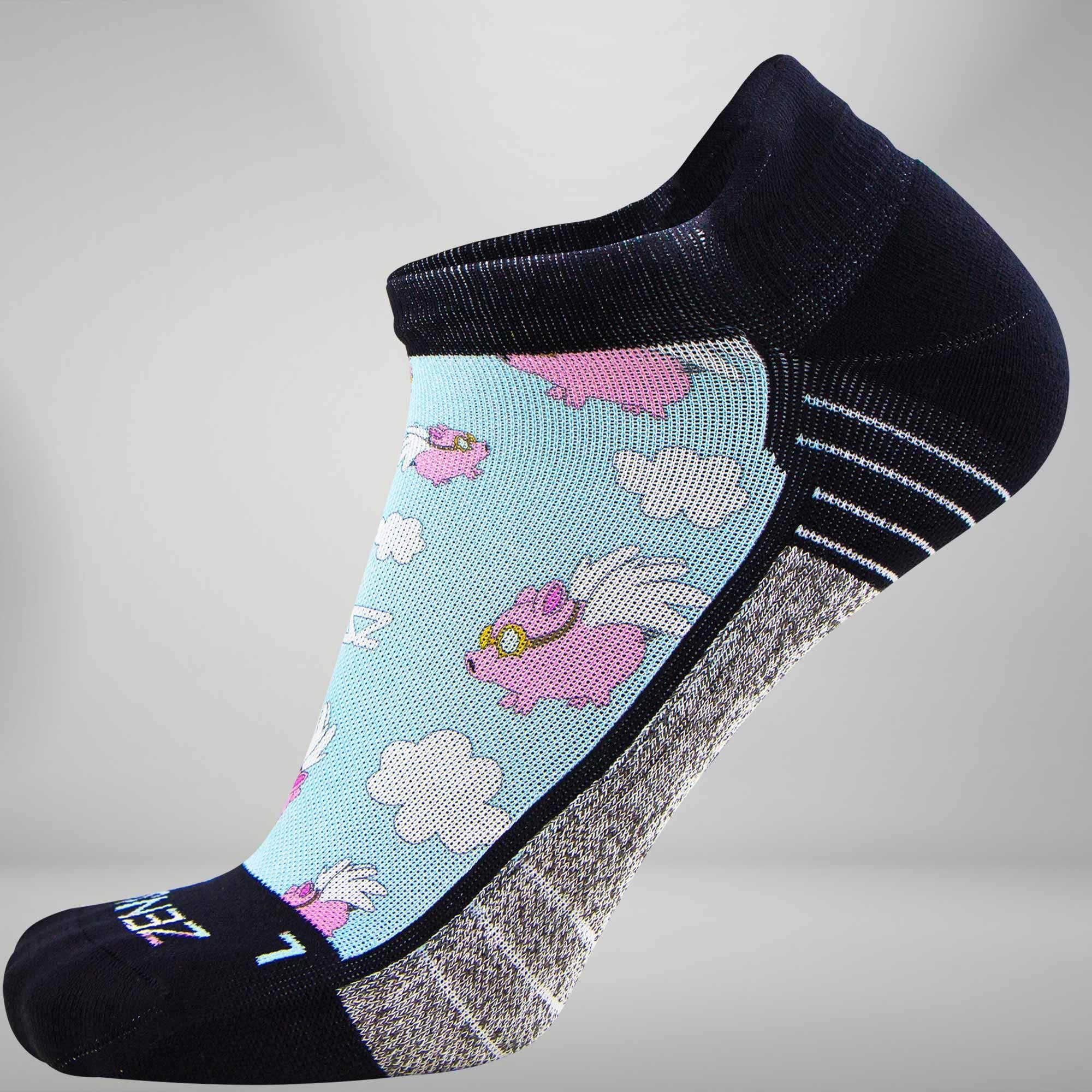 Flying Pigs Compression Socks (Knee-High)