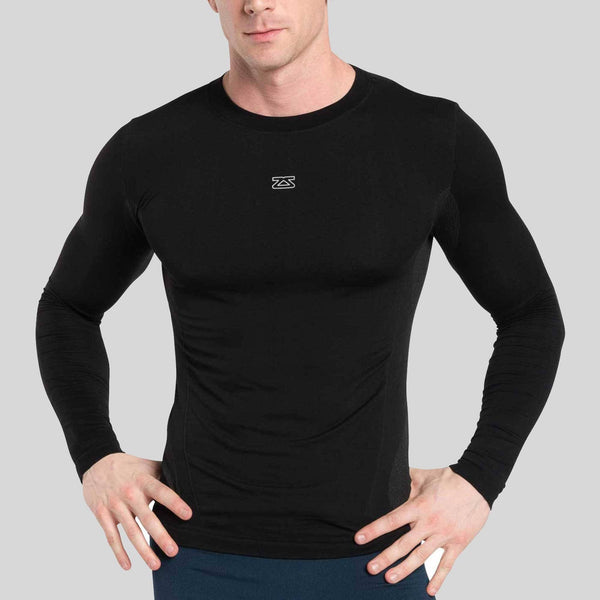 Long Sleeve Compression Shirt – Thermal Base Layer | Zensah