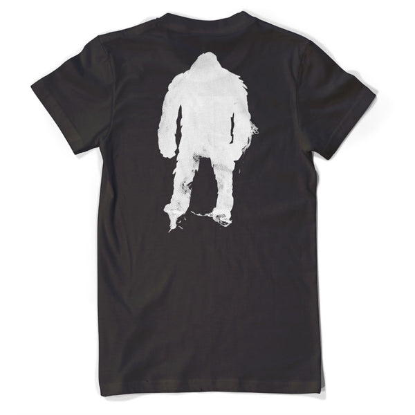 Tame the Beast T Shirt Back with Beast Logo Sasquatch Yeti Bigfoot Man Mens Mythological Creature Essence of Man