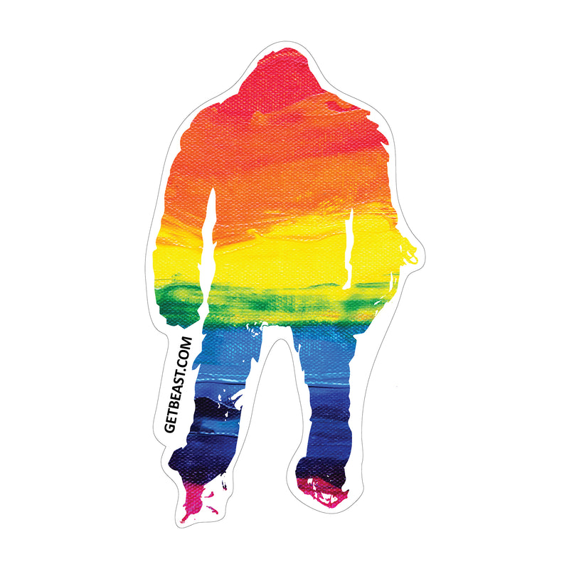 Beast Sticker  Tame the Beast Rainbow Beast Logo Pride  
