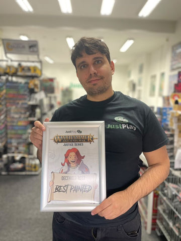 Ivo with his Best Painted award