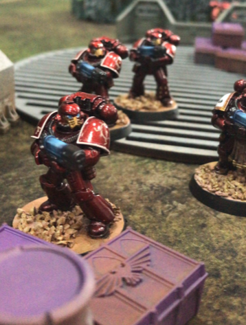 thousand sons marines in gloss red