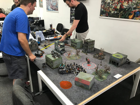 We had 10 fresh and eager Horus Heresy Players coming together to build a great narrative together!