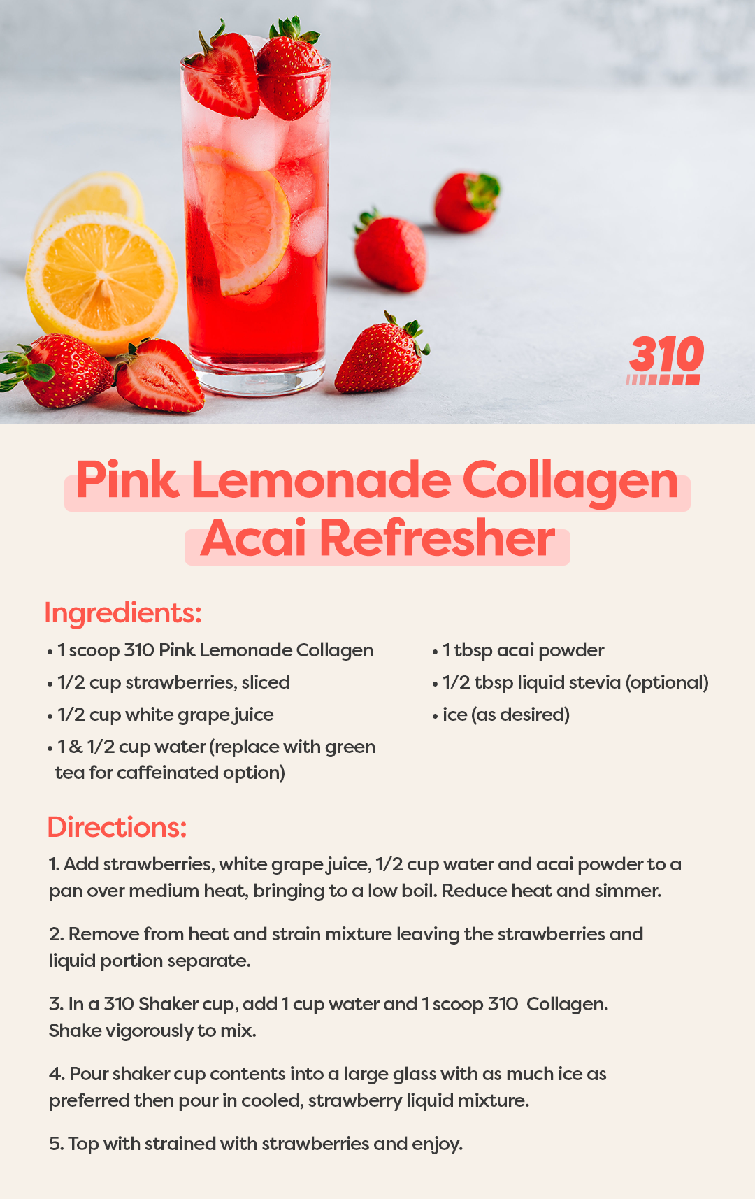 Pinterest Pink Lemonade Refresher Recipe
