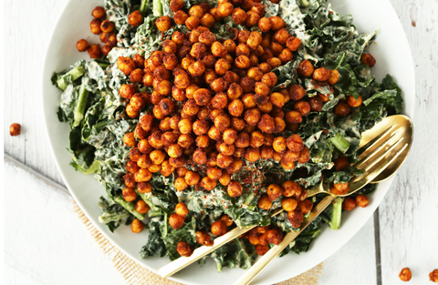 garlicky kale salad