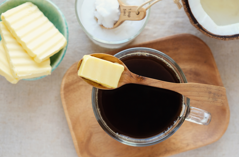 grass fed butter with coffee