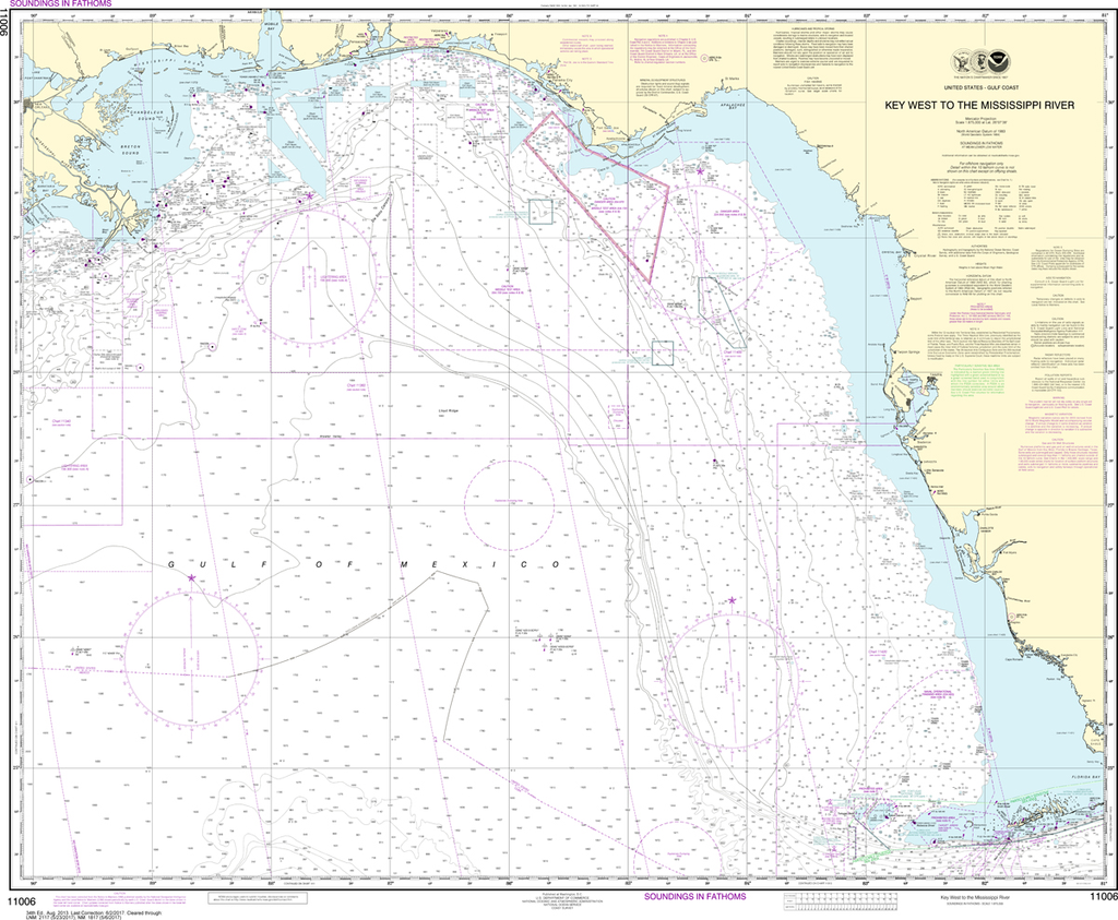 NOAA Charts for US Waters Print on Demand (POD) Captain's Nautical