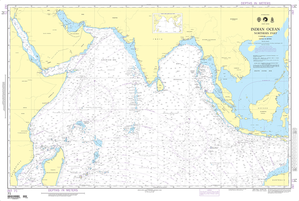 Морская навигационная карта 38182